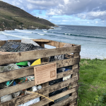 Primer Playa Pallet en península. Malpica de Bergantiños.